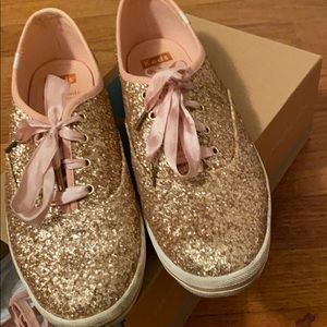Kate Spade rose gold Keds